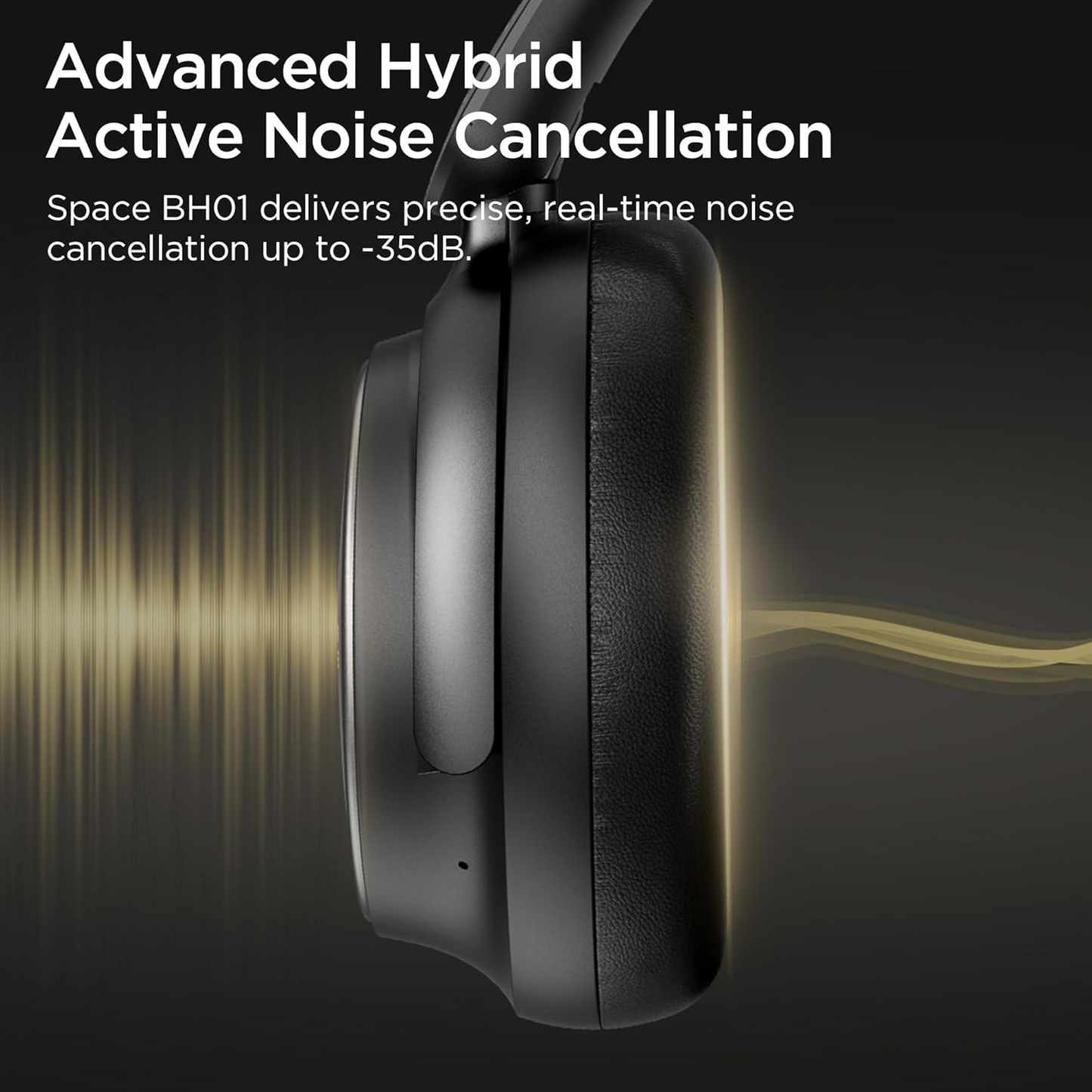 Handsfree Bluetooth Bugani Space BH01, MultiPoint, A2DP, ANC, Crna