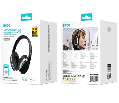 Handsfree Bluetooth BWOO BO-BW587, A2DP, ANC, Crna