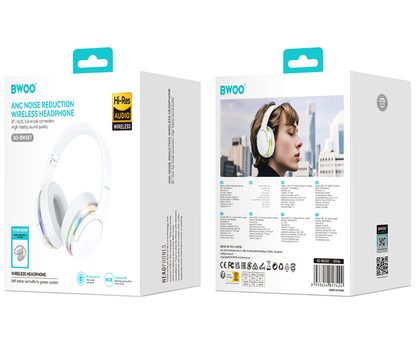 Handsfree Bluetooth BWOO BO-BW587, A2DP, ANC, Bijela