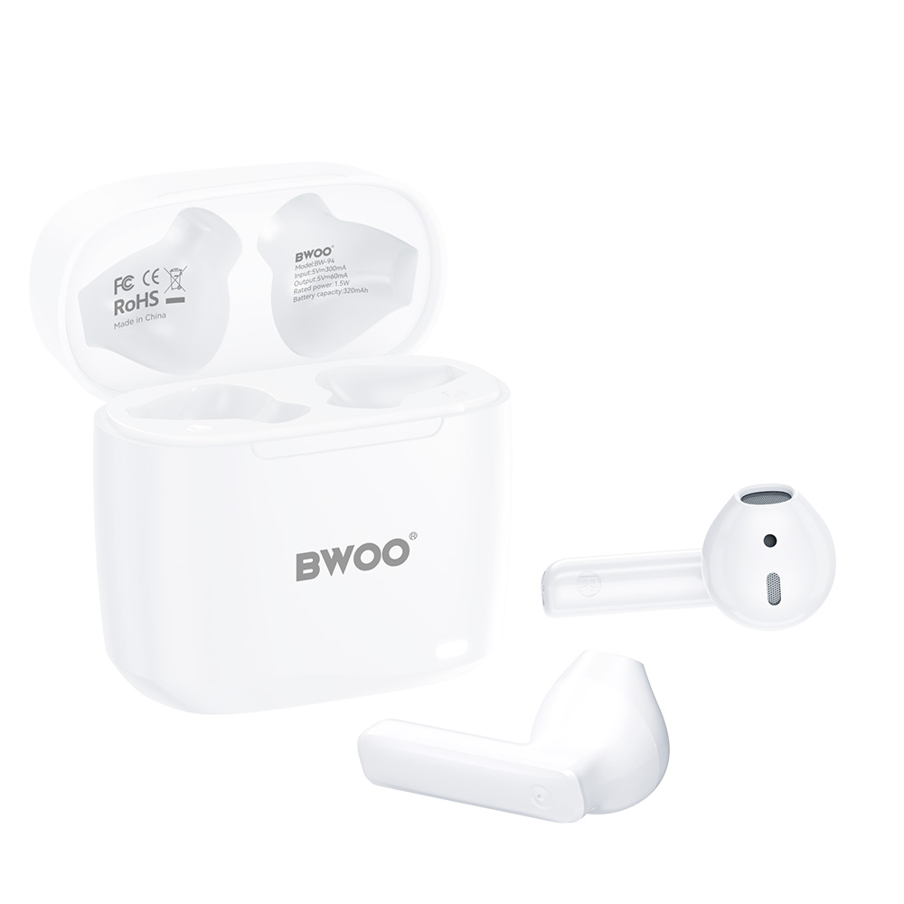 Handsfree Bluetooth BWOO BW94, TWS, Bijela