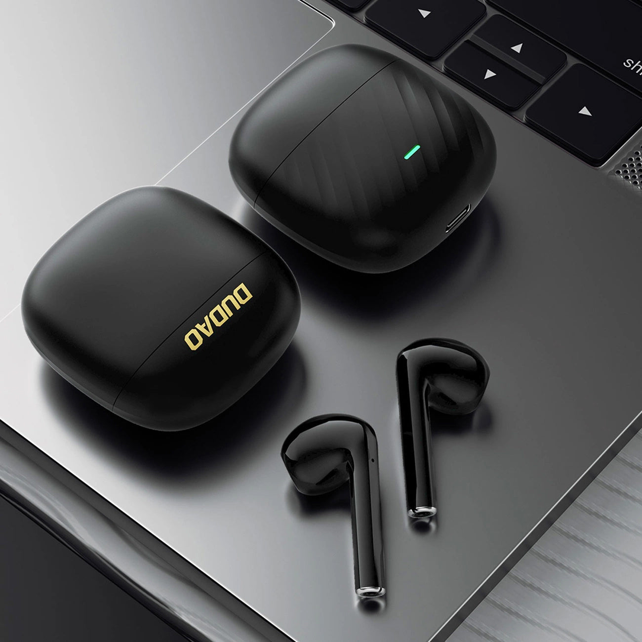 Handsfree Bluetooth Dudao U14+, TWS, Crni