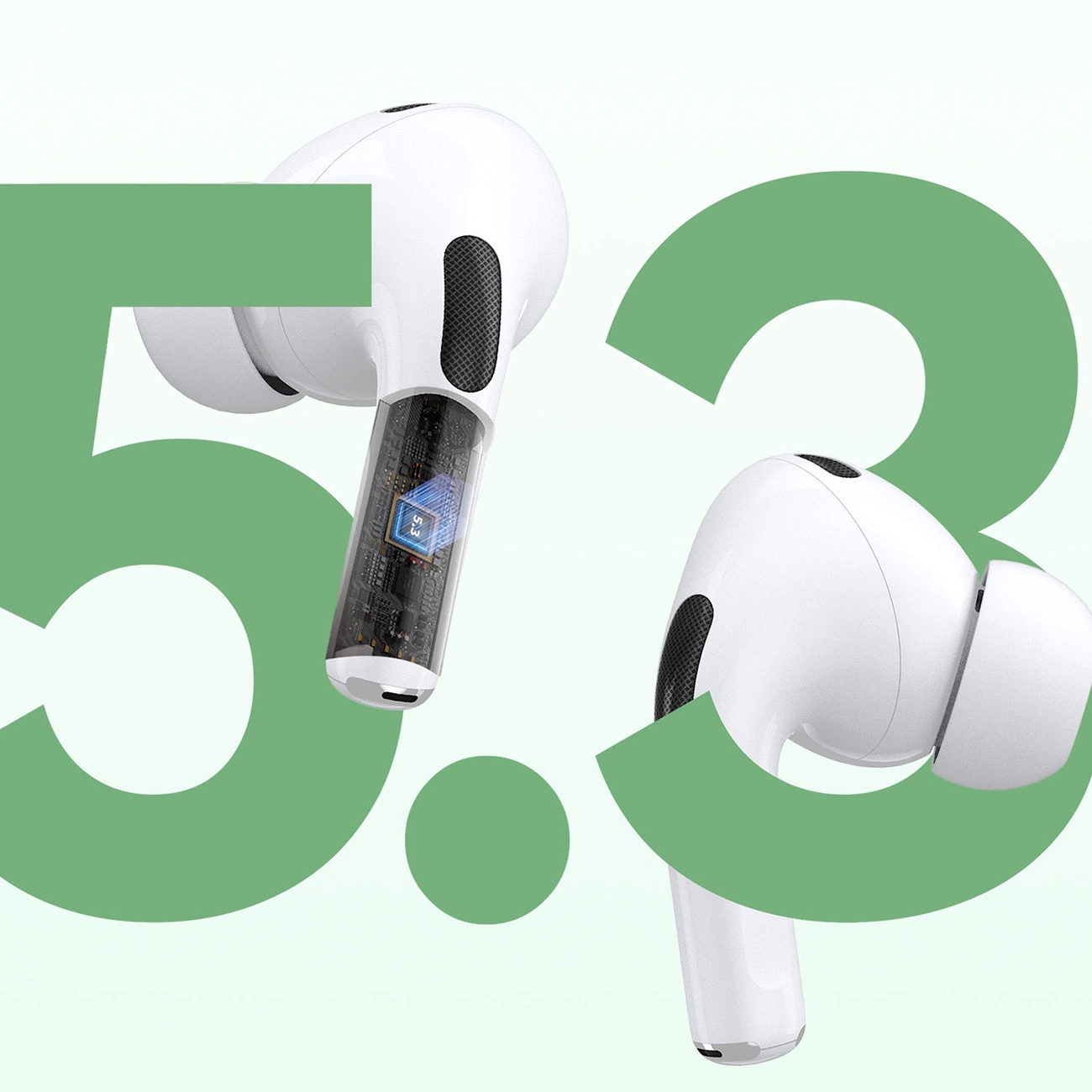 Handsfree Bluetooth Dudao U19 Display, TWS, Bijela, Obnovljeno