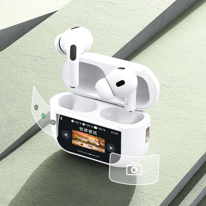 Handsfree Bluetooth Dudao U19 Display, TWS, Bijela, Obnovljeno