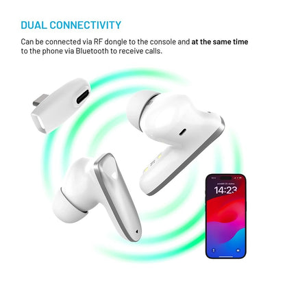 Handsfree Bluetooth Fixed Pods, TWS, Bijeli