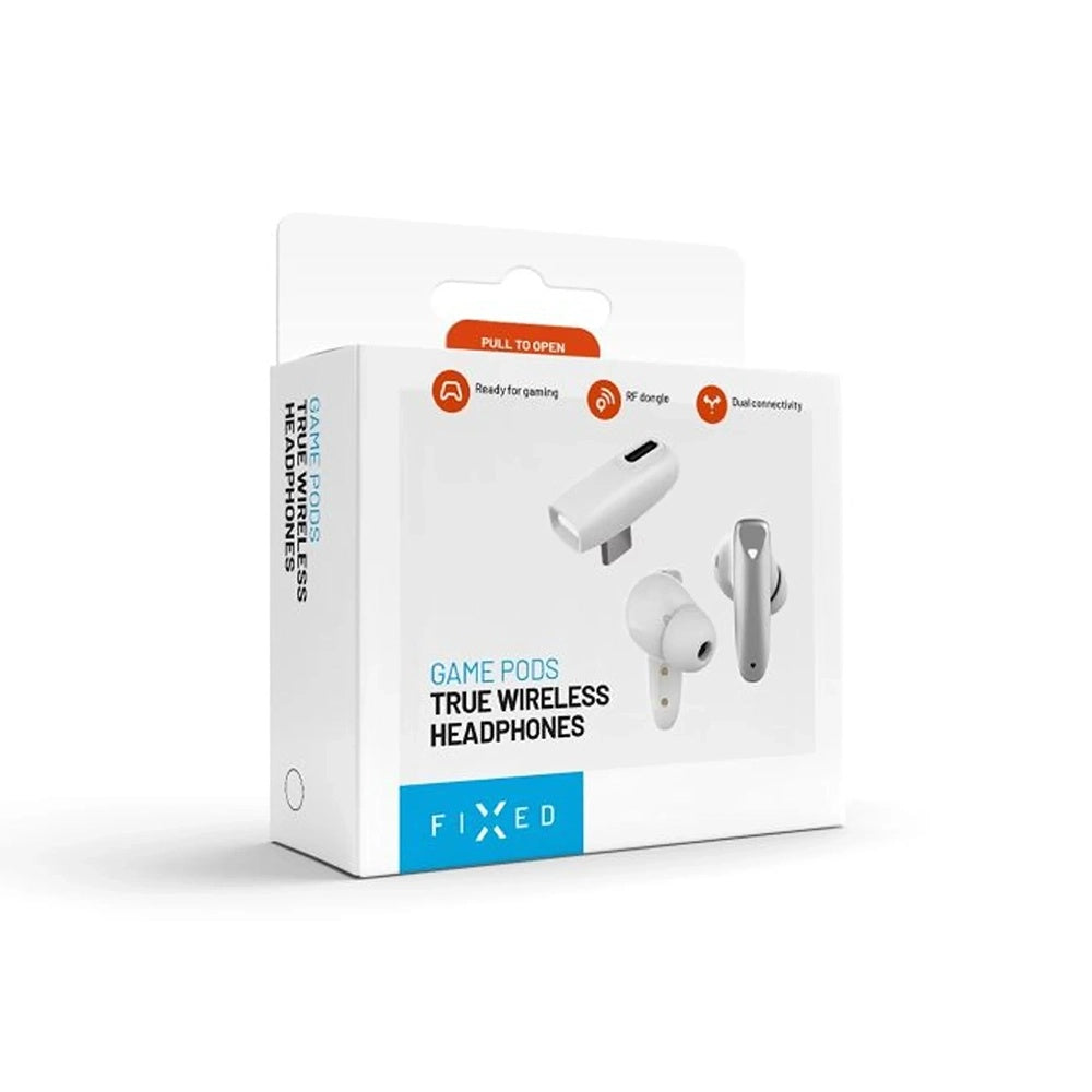 Handsfree Bluetooth Fixed Pods, TWS, Bijeli