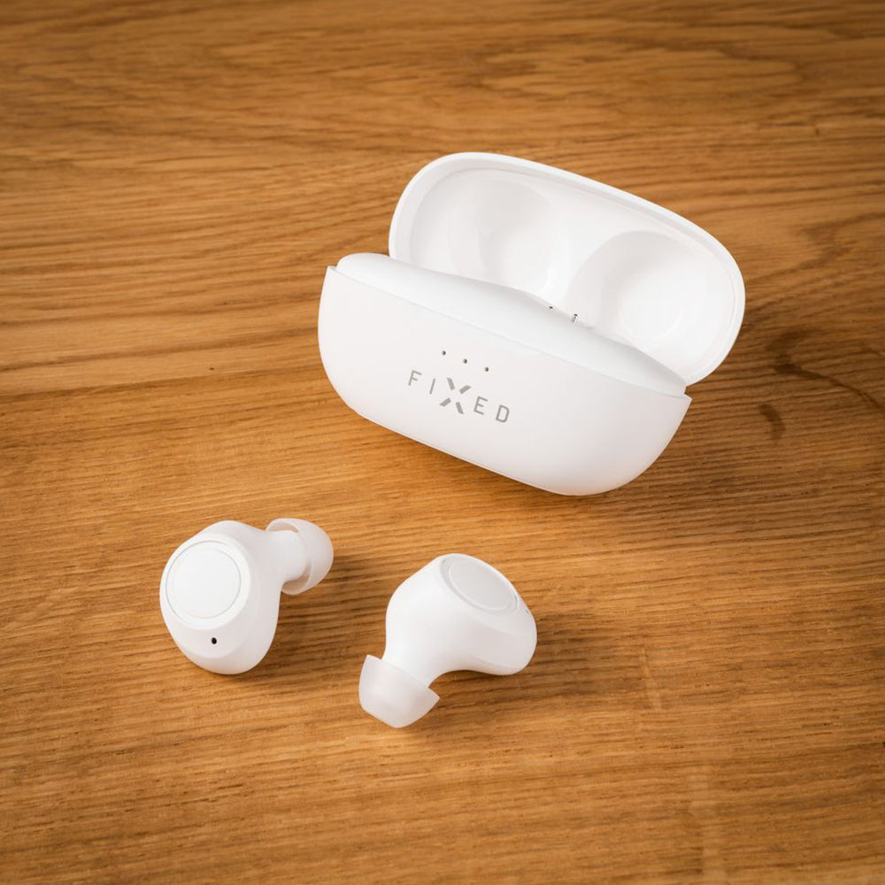 Handsfree Bluetooth Fixed, TWS, Bijeli