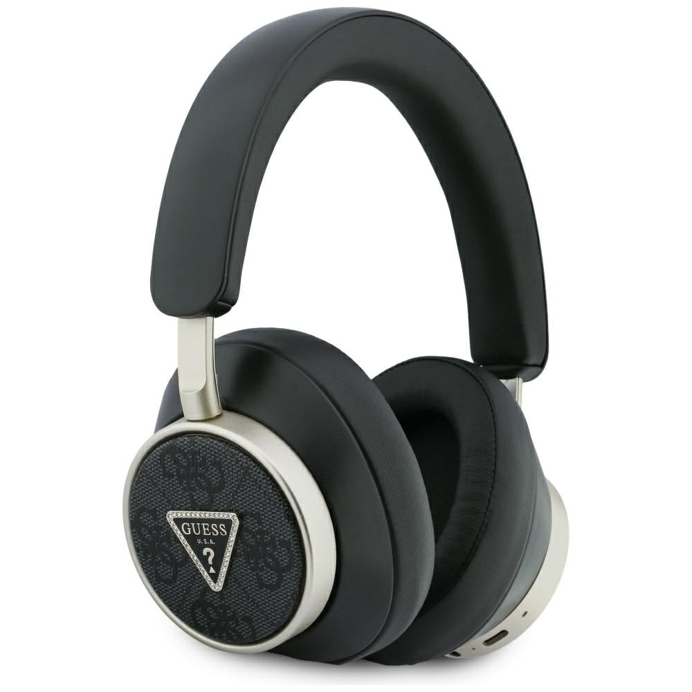Handsfree Bluetooth Guess 4G Gold Triangle Logo, A2DP, Crni