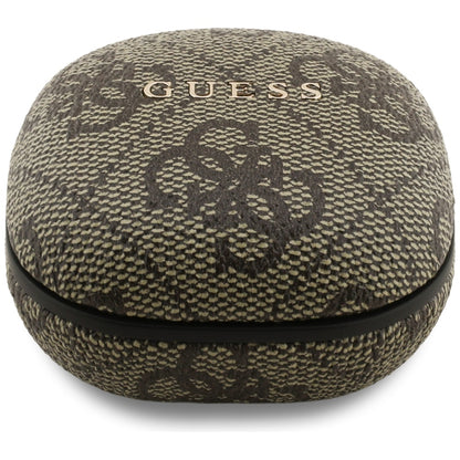 Handsfree Bluetooth Guess 4G Classic Metal Logo, TWS, smeđa