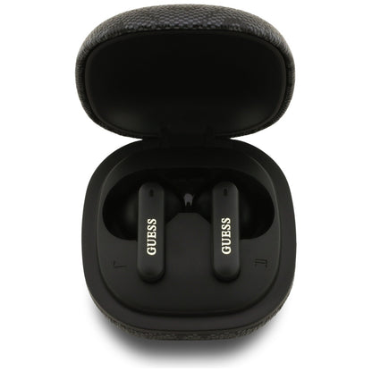 Handsfree Bluetooth Guess 4G Classic Metal Logo, TWS, Crni