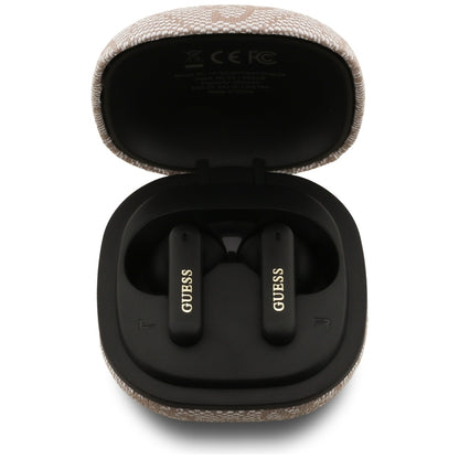 Handsfree Bluetooth Guess 4G Classic Metal Logo, TWS, Roza