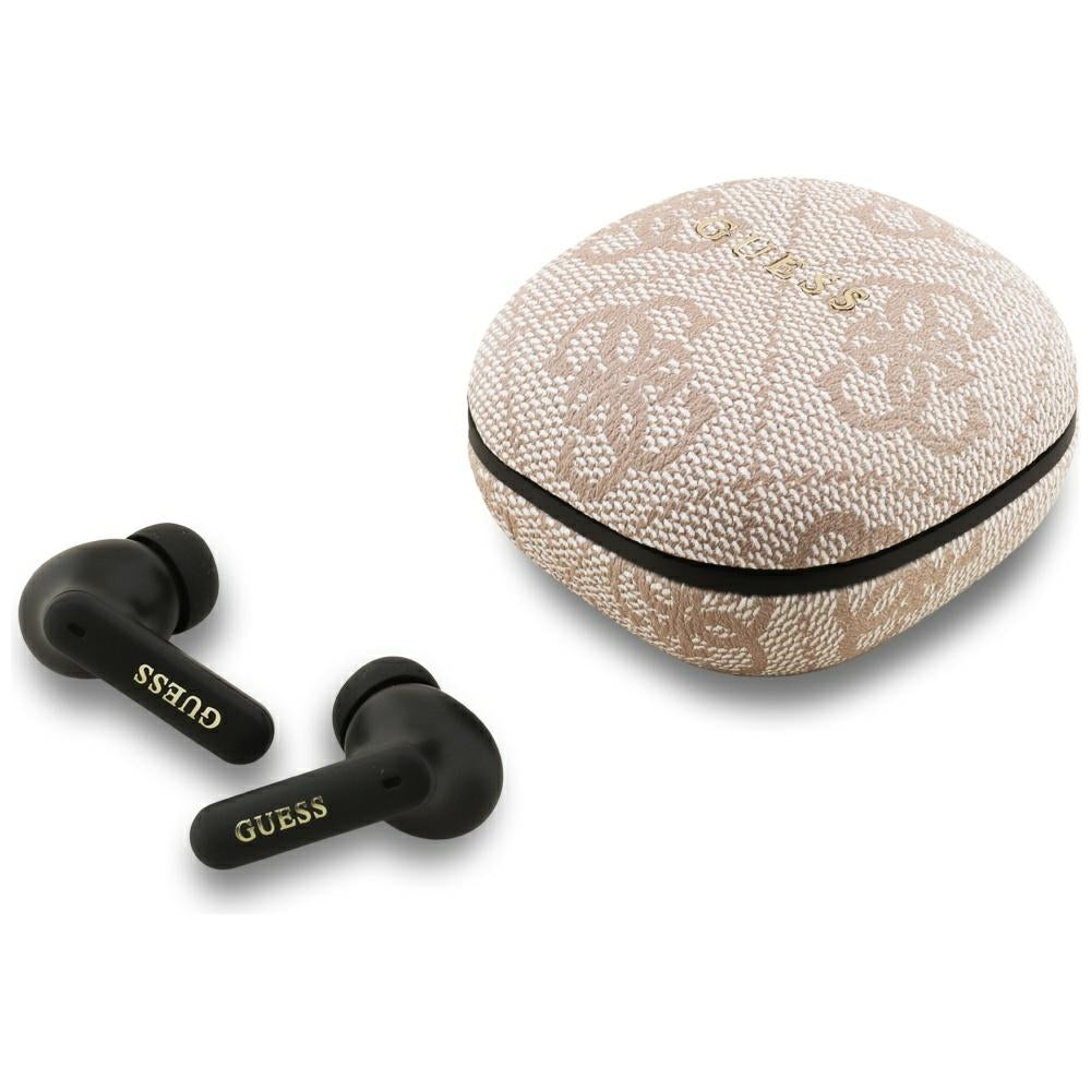 Handsfree Bluetooth Guess 4G Classic Metal Logo, TWS, Roza