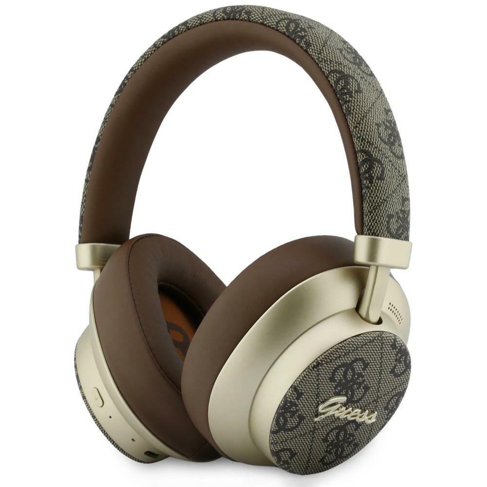 Handsfree Bluetooth Guess 4G Gold Script Metal, A2DP, Smeđa