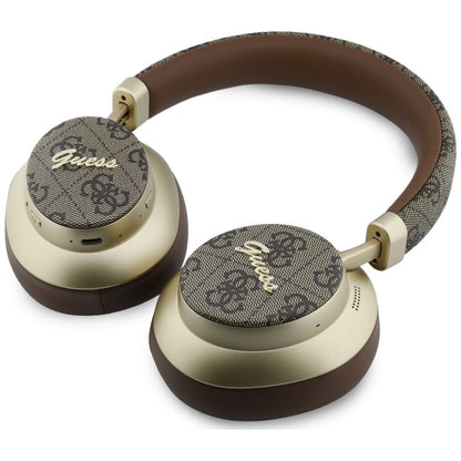 Handsfree Bluetooth Guess 4G Gold Script Metal, A2DP, Smeđa