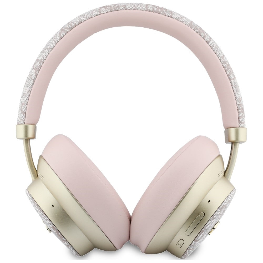 Handsfree Bluetooth Guess 4G Gold Script Metal, A2DP, Ružičasta