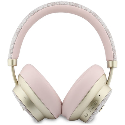 Handsfree Bluetooth Guess 4G Gold Script Metal, A2DP, Ružičasta