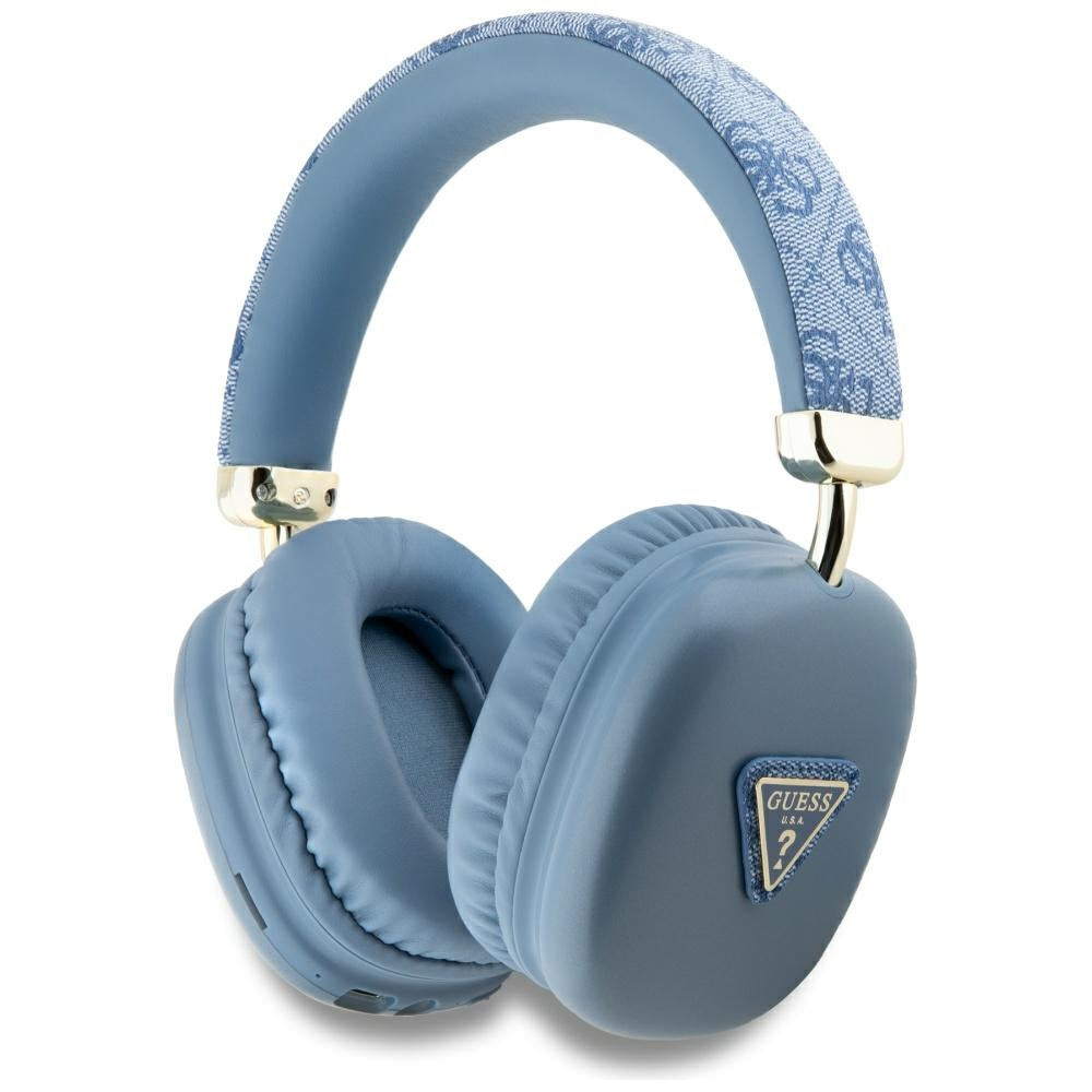 Handsfree Bluetooth Guess 4G Gold Triangle Logo, A2DP, Plavi
