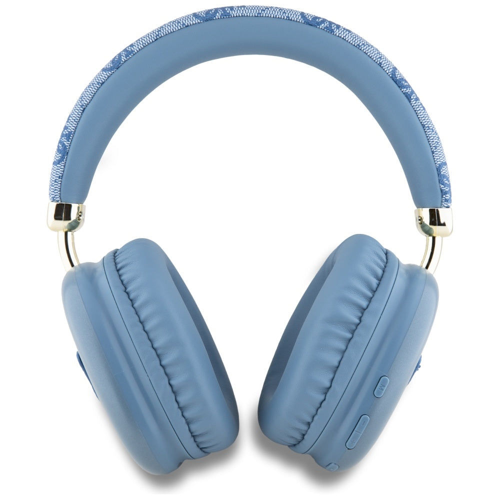 Handsfree Bluetooth Guess 4G Gold Triangle Logo, A2DP, Plavi