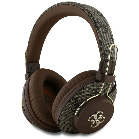 Handsfree Bluetooth Guess 4G Metal Logo, A2DP, Smeđa