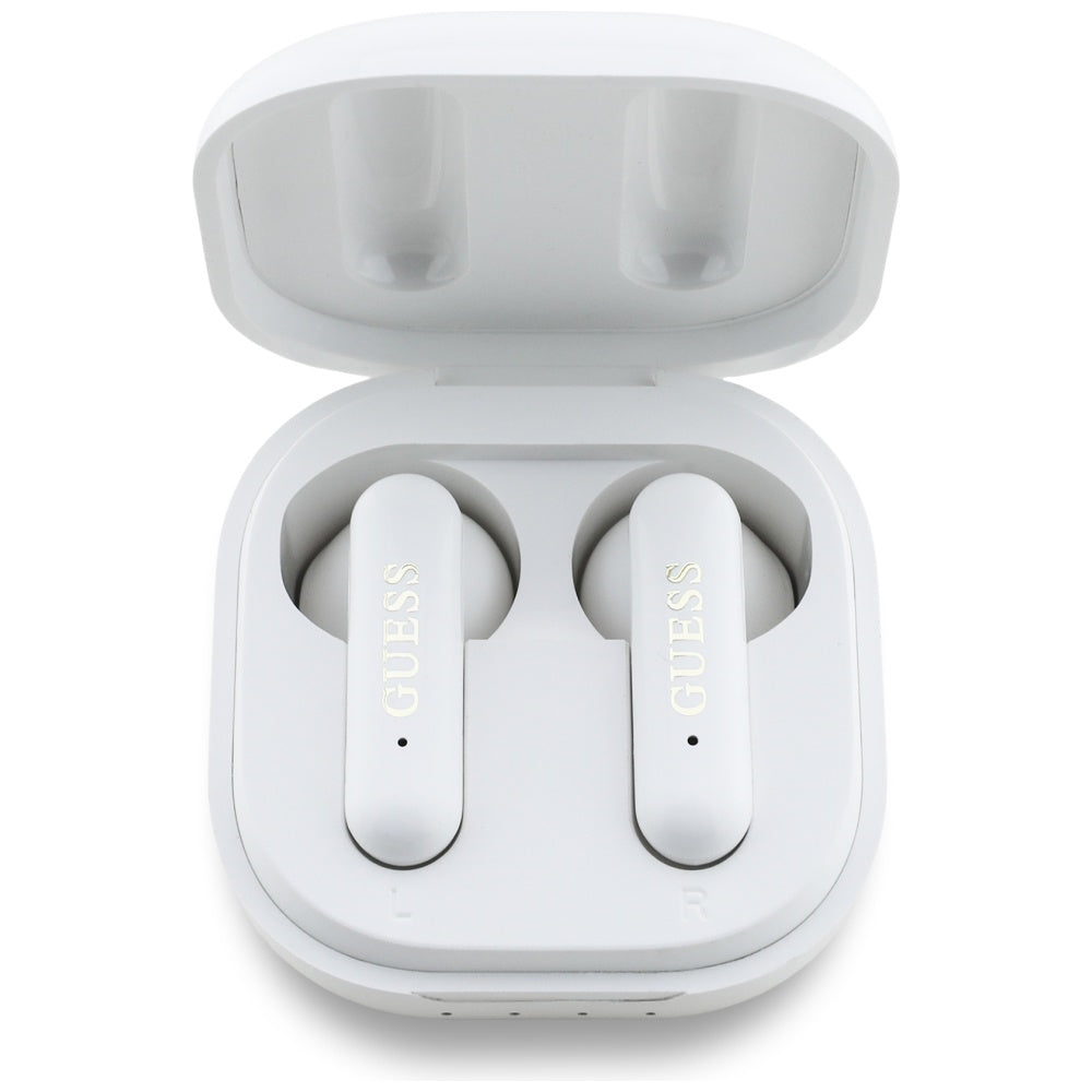 Handsfree Bluetooth Guess 4G Metal Logo, TWS, Bijela