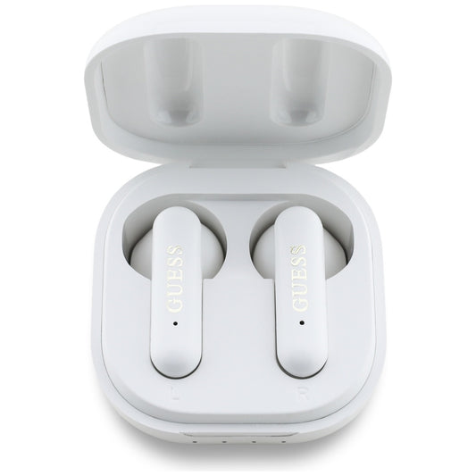 Handsfree Bluetooth Guess 4G Metal Logo, TWS, Bijela