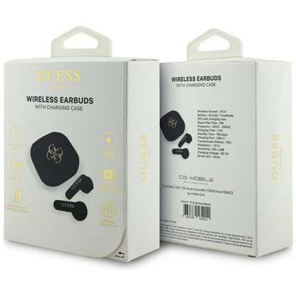Handsfree Bluetooth Guess 4G Metal Logo, TWS, Bijela