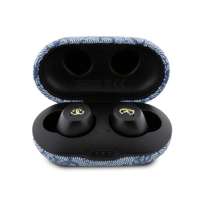 Handsfree Bluetooth Guess 4G Metal, TWS, Plavi