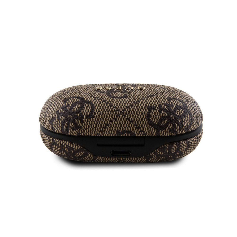 Handsfree Bluetooth Guess 4G Metal, TWS, Smeđa