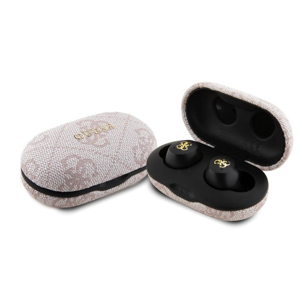 Handsfree Bluetooth Guess 4G Metal, TWS, Roza