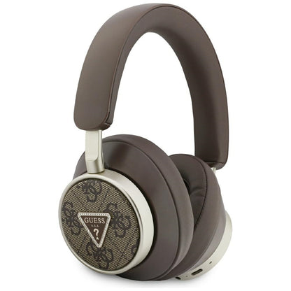 Handsfree Bluetooth Guess 4G Gold Triangle Logo, A2DP, Smeđa