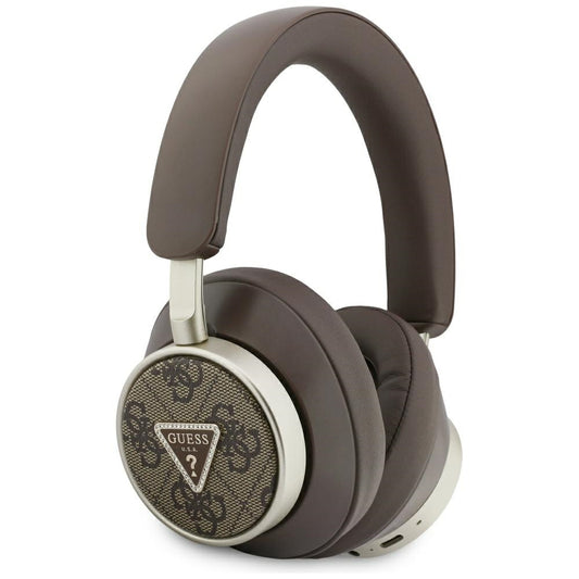 Handsfree Bluetooth Guess 4G Gold Triangle Logo, A2DP, Smeđa