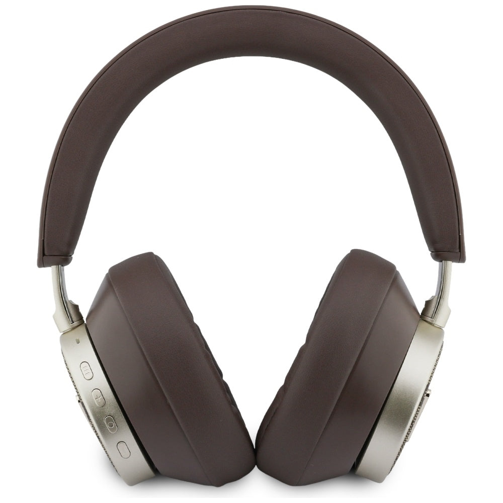 Handsfree Bluetooth Guess 4G Gold Triangle Logo, A2DP, Smeđa