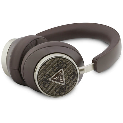 Handsfree Bluetooth Guess 4G Gold Triangle Logo, A2DP, Smeđa