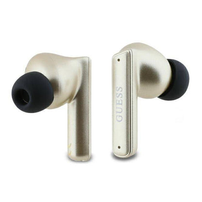 Handsfree Bluetooth Guess Capsule Printed Logo, TWS, ANC, Zlatni