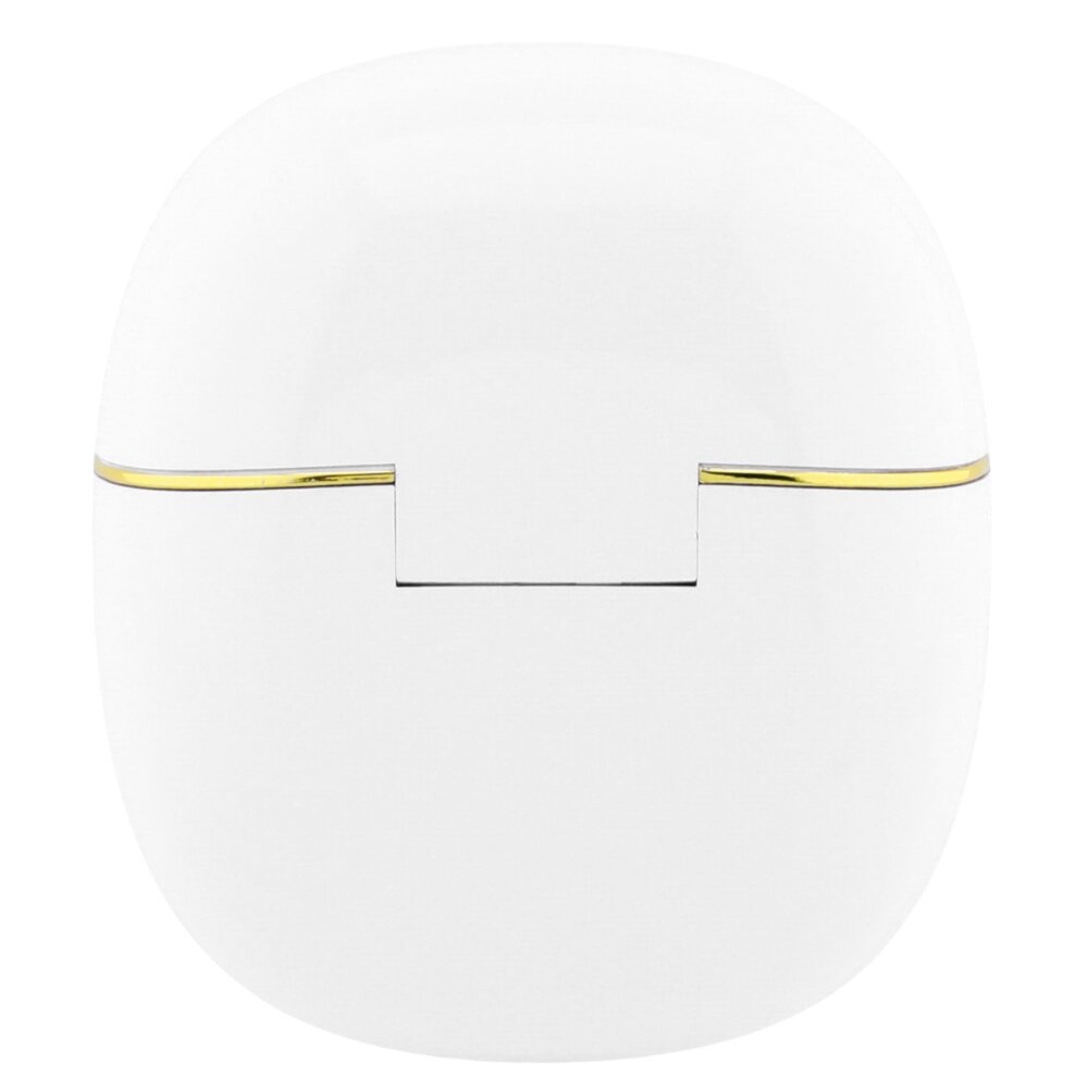 Handsfree Bluetooth Guess Glossy Gold Line Classic, TWS, Bijela