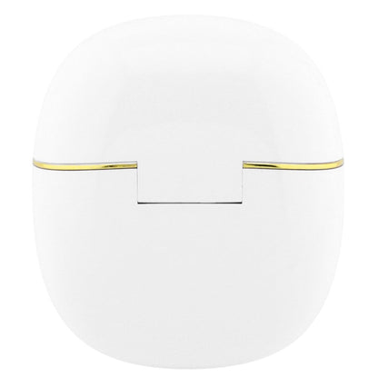 Handsfree Bluetooth Guess Glossy Gold Line Classic, TWS, Bijela