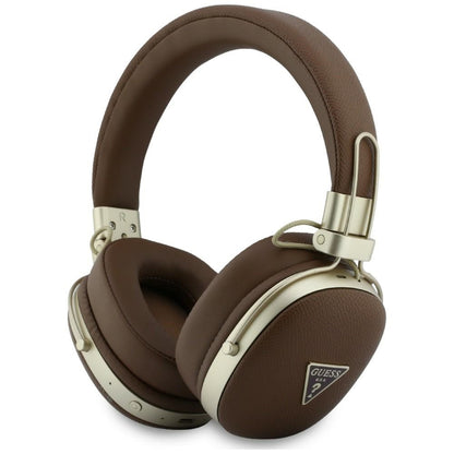 Handsfree Bluetooth Guess Grained Triangle Logo, A2DP, Smeđa