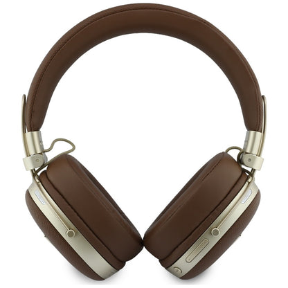 Handsfree Bluetooth Guess Grained Triangle Logo, A2DP, Smeđa