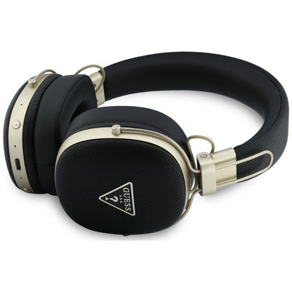 Handsfree Bluetooth Guess Grained Triangle Logo, A2DP, Crna