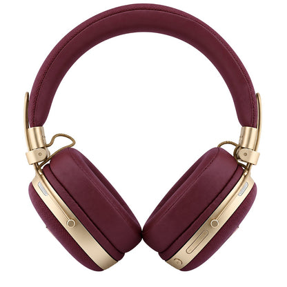 Bluetooth slušalice Guess Grained Triangle Logo, A2DP, bordo