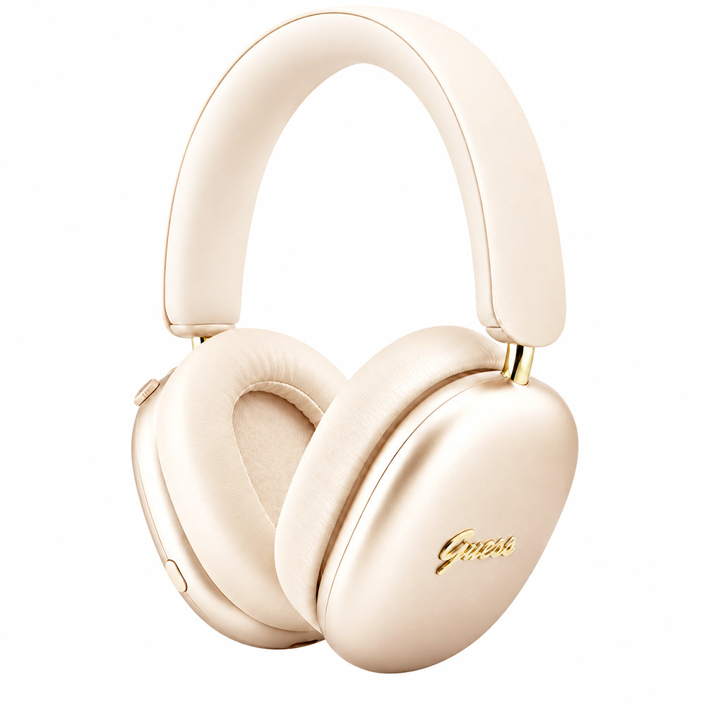 Bluetooth handsfree Guess Metal Script Logo, A2DP, bež
