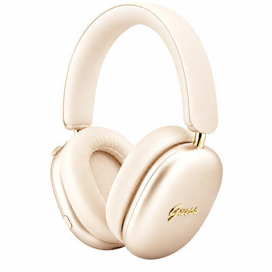 Bluetooth handsfree Guess Metal Script Logo, A2DP, bež
