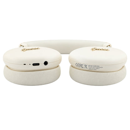 Bluetooth handsfree Guess Metal Script Logo, A2DP, bež
