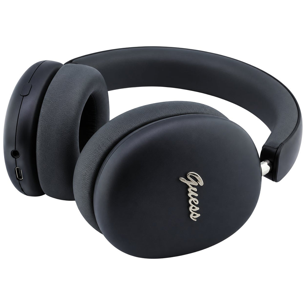 Bluetooth handsfree Guess Metal Script Logo, A2DP, crne boje