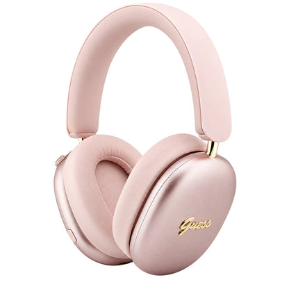 Bluetooth handsfree Guess Metal Script Logo, A2DP, ružičaste boje