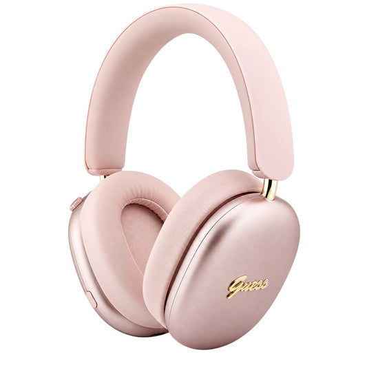 Bluetooth handsfree Guess Metal Script Logo, A2DP, ružičaste boje