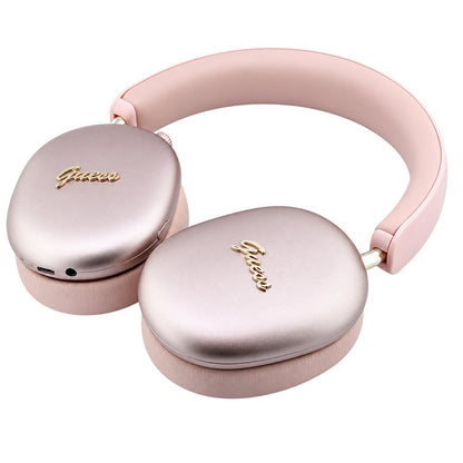 Bluetooth handsfree Guess Metal Script Logo, A2DP, ružičaste boje