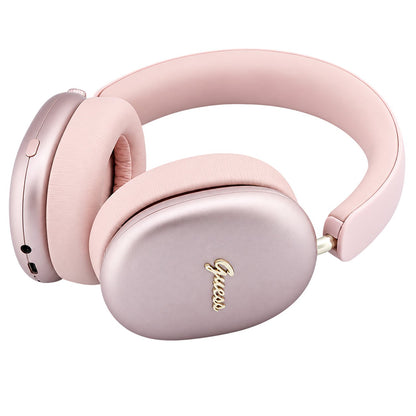 Bluetooth handsfree Guess Metal Script Logo, A2DP, ružičaste boje