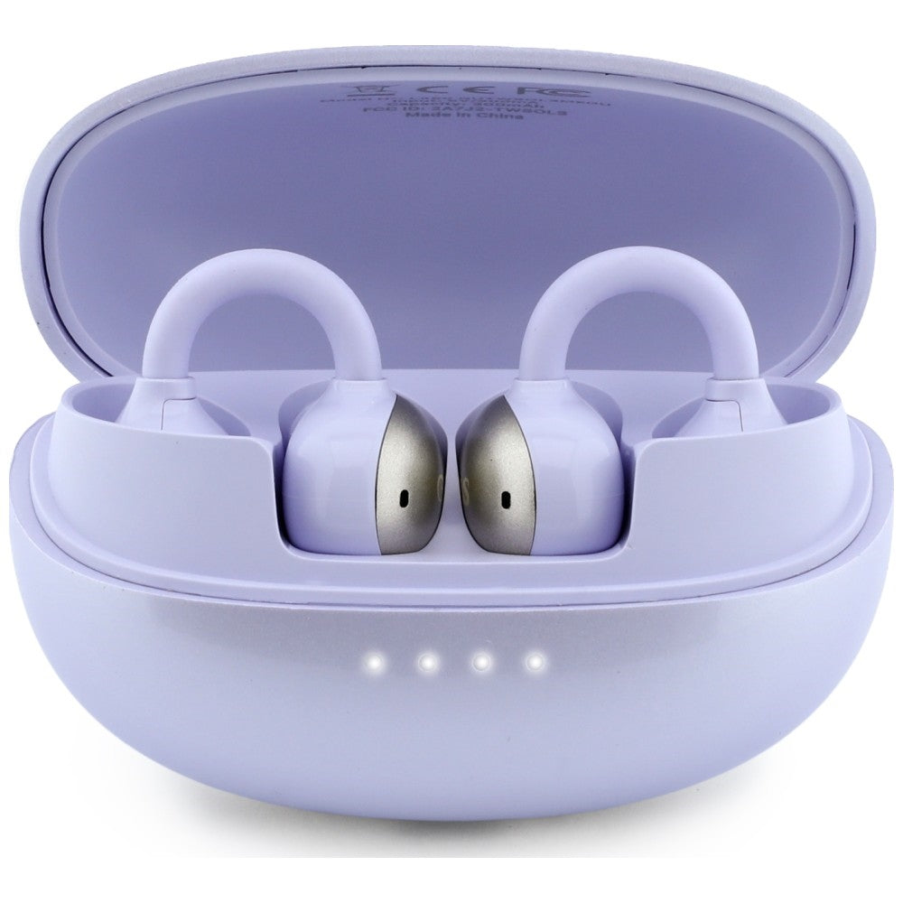 Handsfree Bluetooth Guess Metalic Finish Electropated Parts Classic, TWS, Ljubičasta
