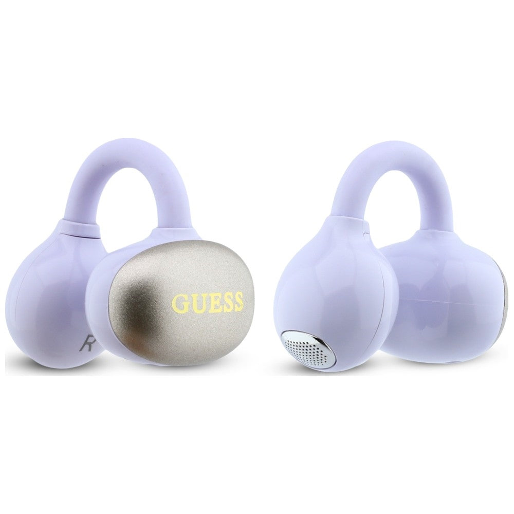 Handsfree Bluetooth Guess Metalic Finish Electropated Parts Classic, TWS, Ljubičasta