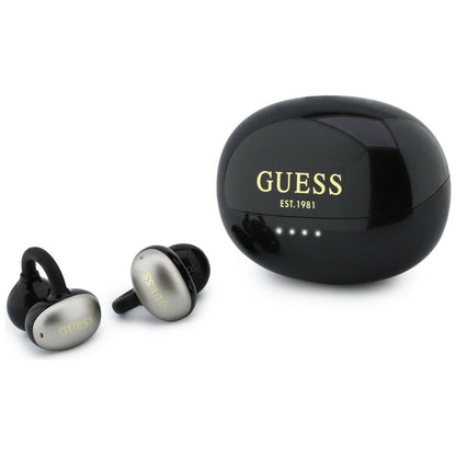 Handsfree Bluetooth Guess Metalic Finish Electropated Parts Classic, TWS, Crna